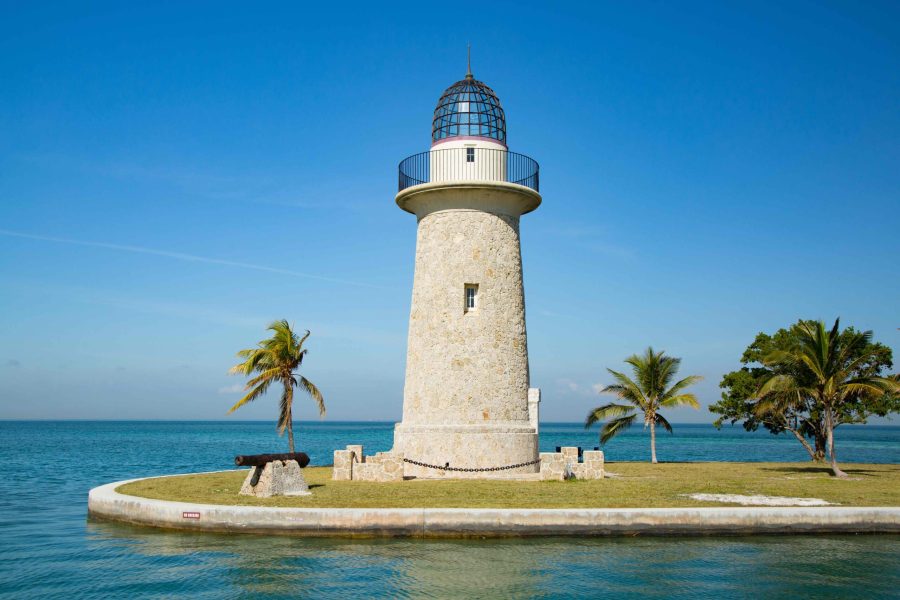Boca Chita Key lighthouse in Florida's Biscayne National Park